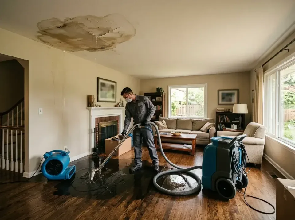attic-pipe-burst-ceiling-drip-008 — frequently asked questions, Water Damage Restoration & Carpet Care in Bella Vista, AR